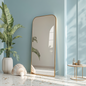 Ornamo | Full Halo | Full-Length Floor Mirror With Rounded Tops Corners and Metal Frame