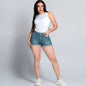 Oboe | Women Shorts O-1001 | Blue Denim