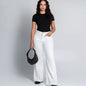 Oboe | O-2003 Straight-Cut Jeans | White