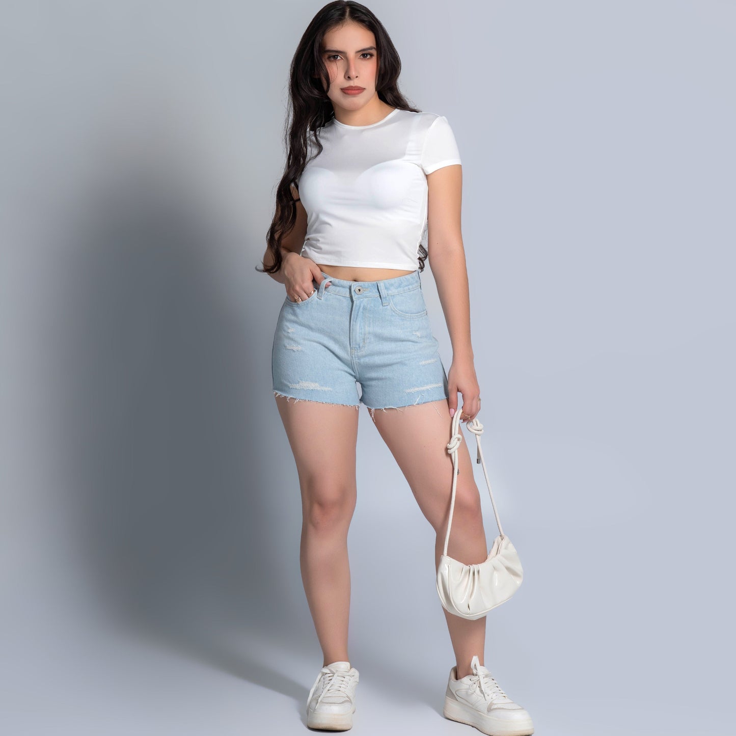 Oboe | Women Shorts O-1000 | Light Blue
