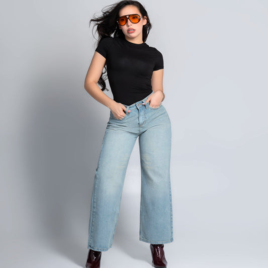 Oboe | Women Jeans O-2001 | Light Blue