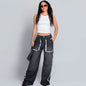 Oboe | O-2000-Straight Jeans | Black Denim
