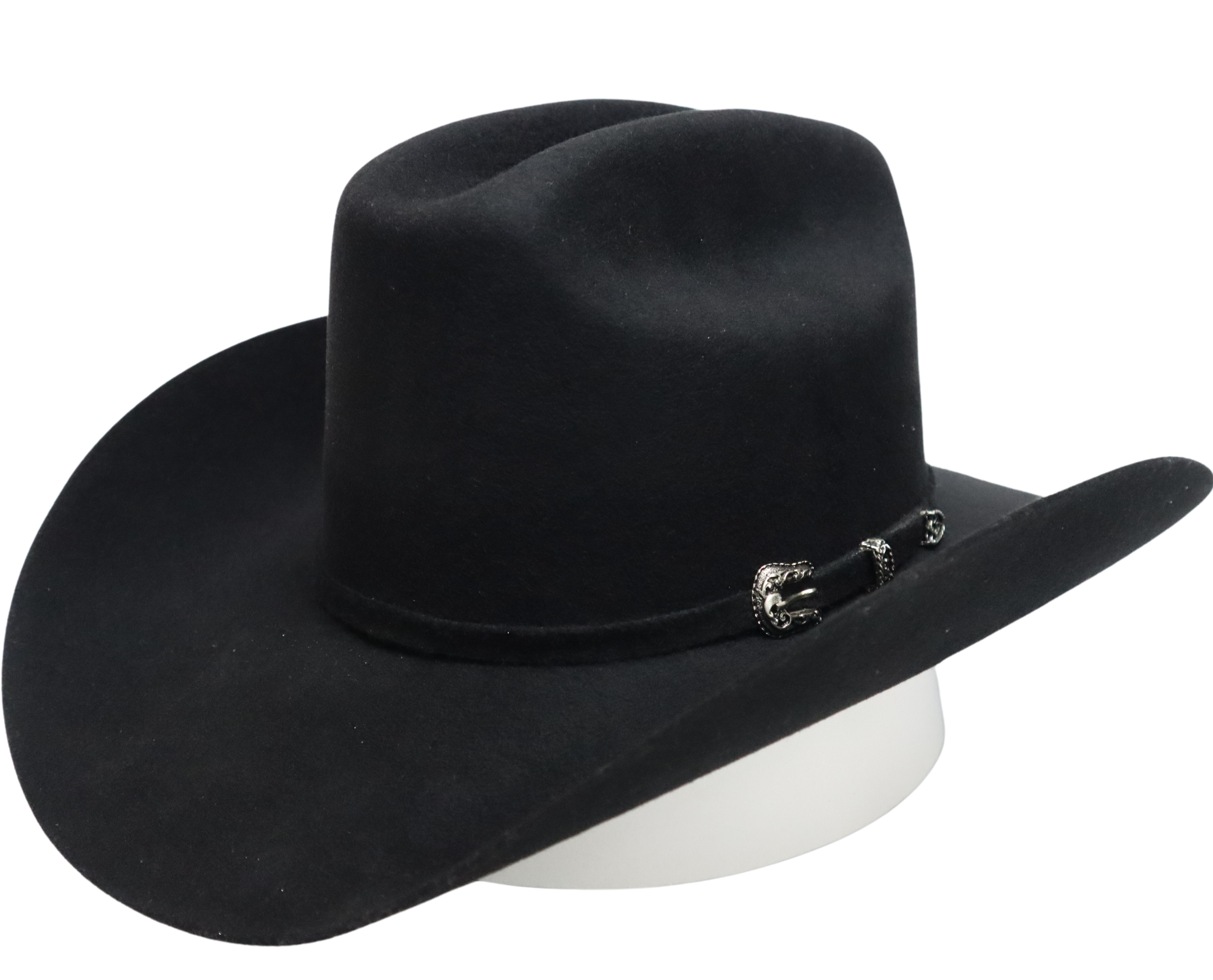 John & Terry | Stylish Pattern Shaped Hat | Black