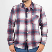 Silver Moos | Plaid Flannel Shirt | Black, Red & White
