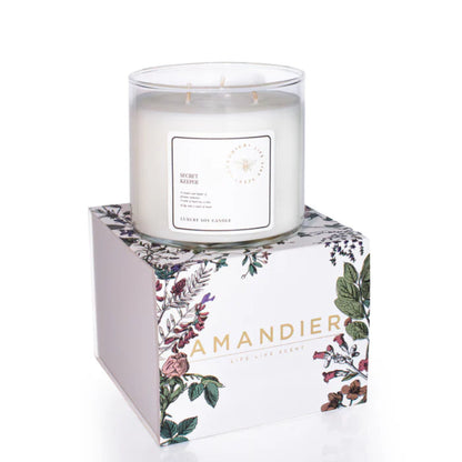 Amandier | 3-Wick Scented Candle | Secret Keeper Scent