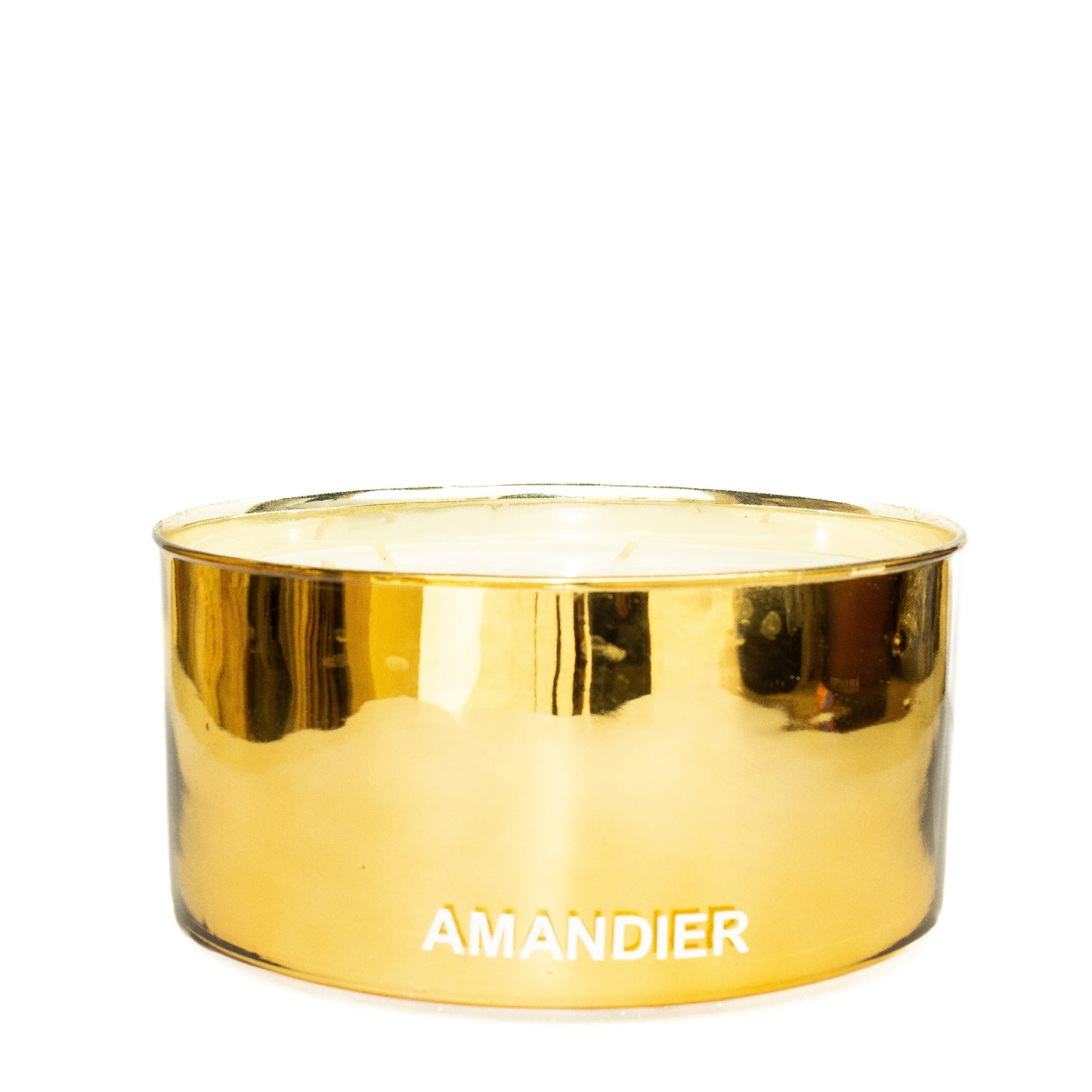 Amandier | 9 Wick Candle | Gold Base | Multiple scents