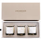 Amandier | Set of Three - 1 Wick Candles | Multiple Scents