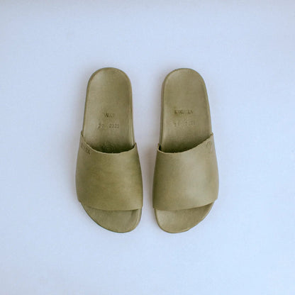 Kwara | Leather Sandals Slide | Women