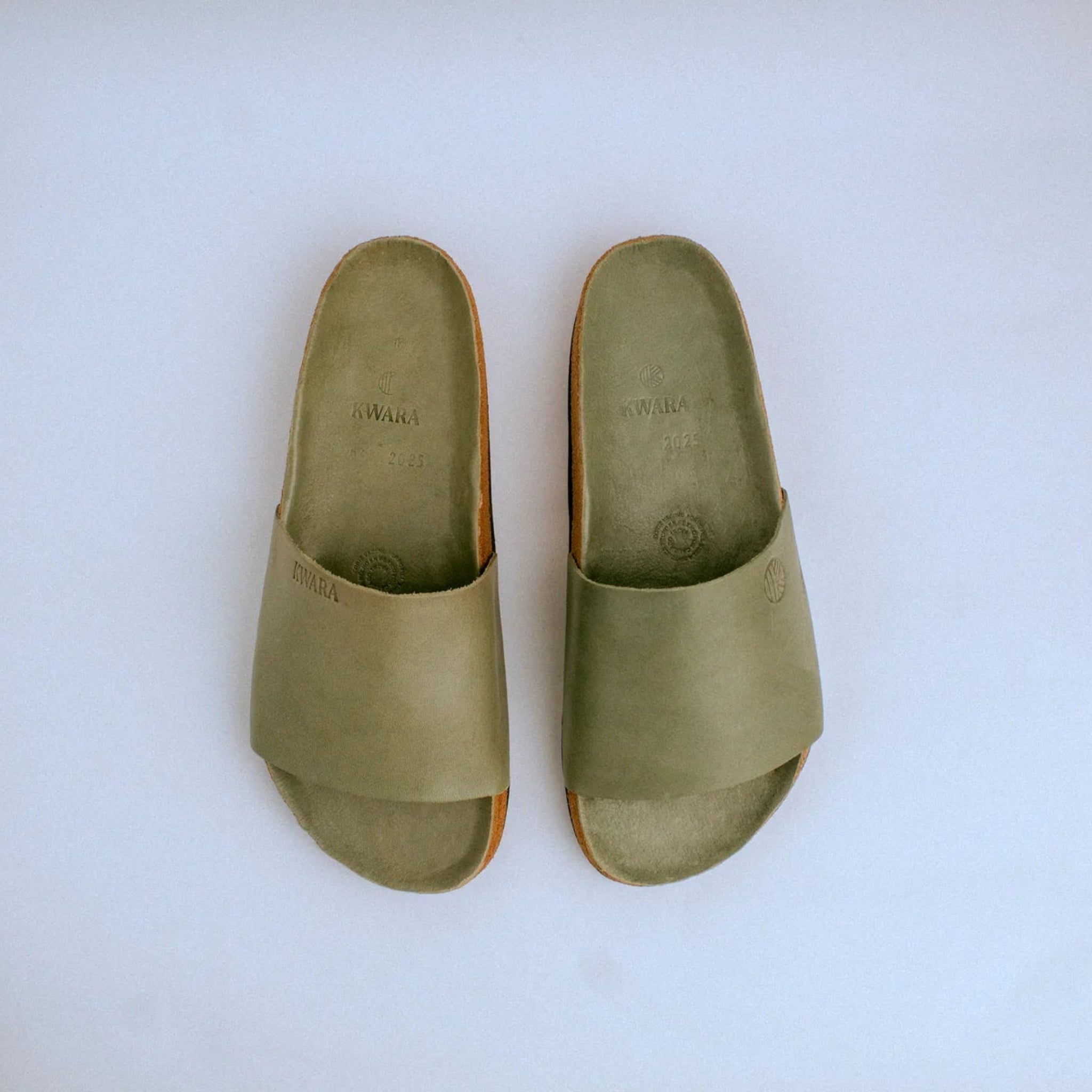 Kwara | Leather Sandals Slide | Men