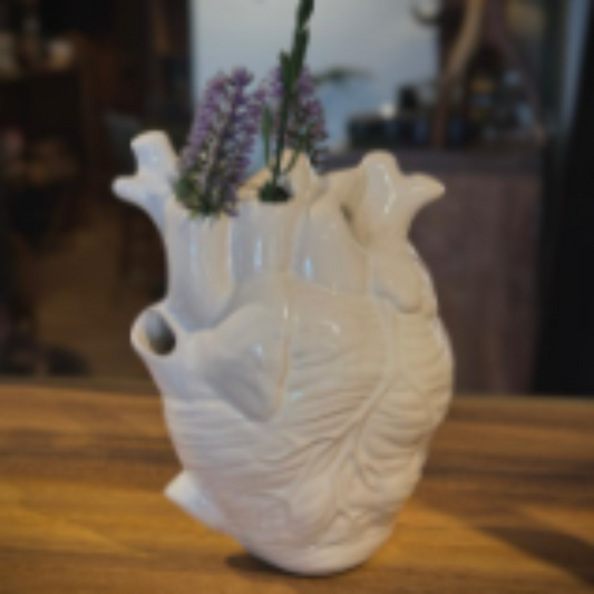 Limoncello | White Ceramic Heart