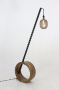 Revica | Lp Dapesca | Parota Metal Bulb Table Lamp