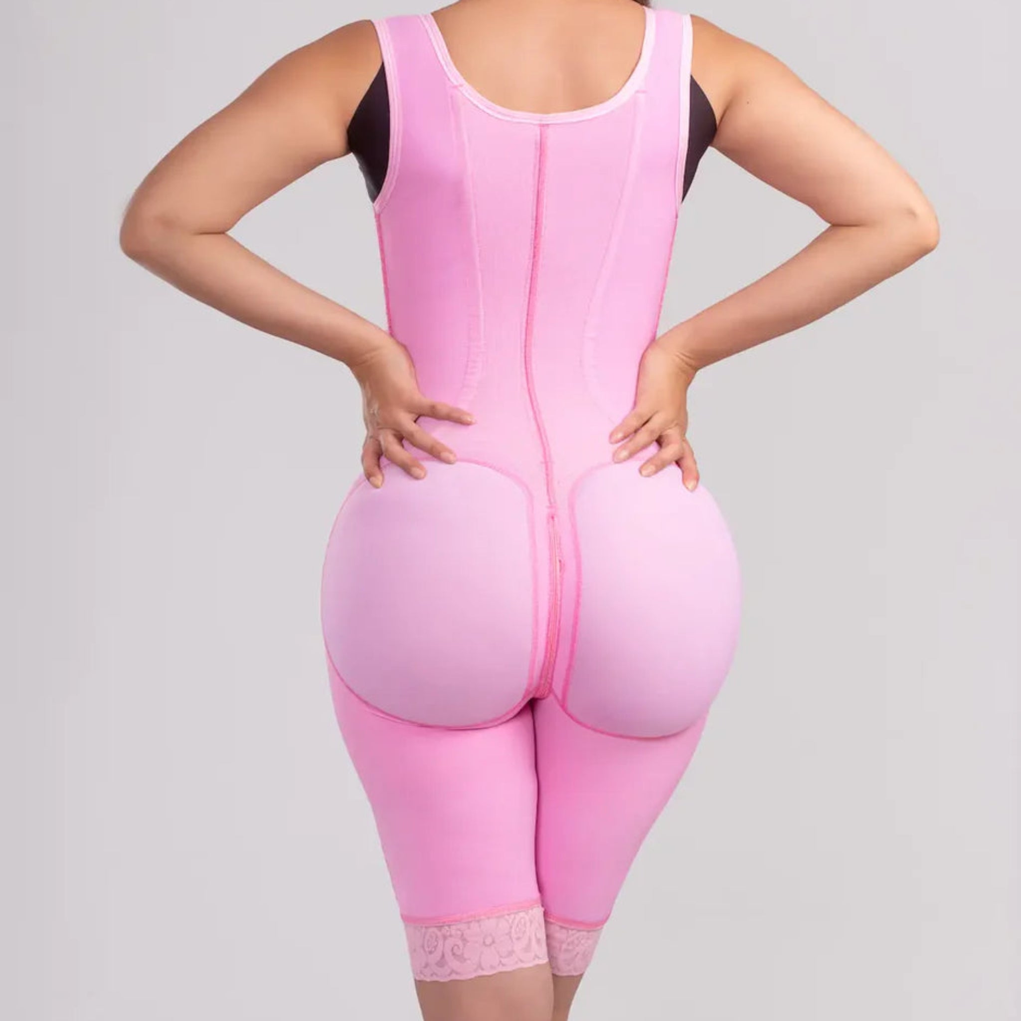 Nuit Rose | Hourglass Shaping Bodysuit | Black, Pink