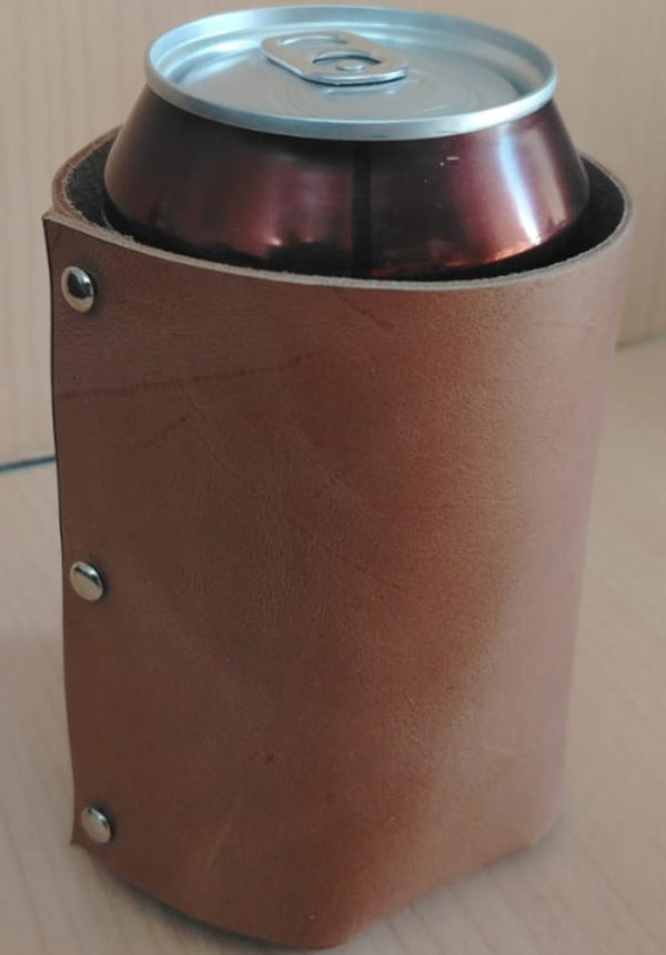 Plek | Premium Leather Koozies | Brown