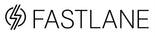 Fastlane logo with a stylized lightning bolt on a white background