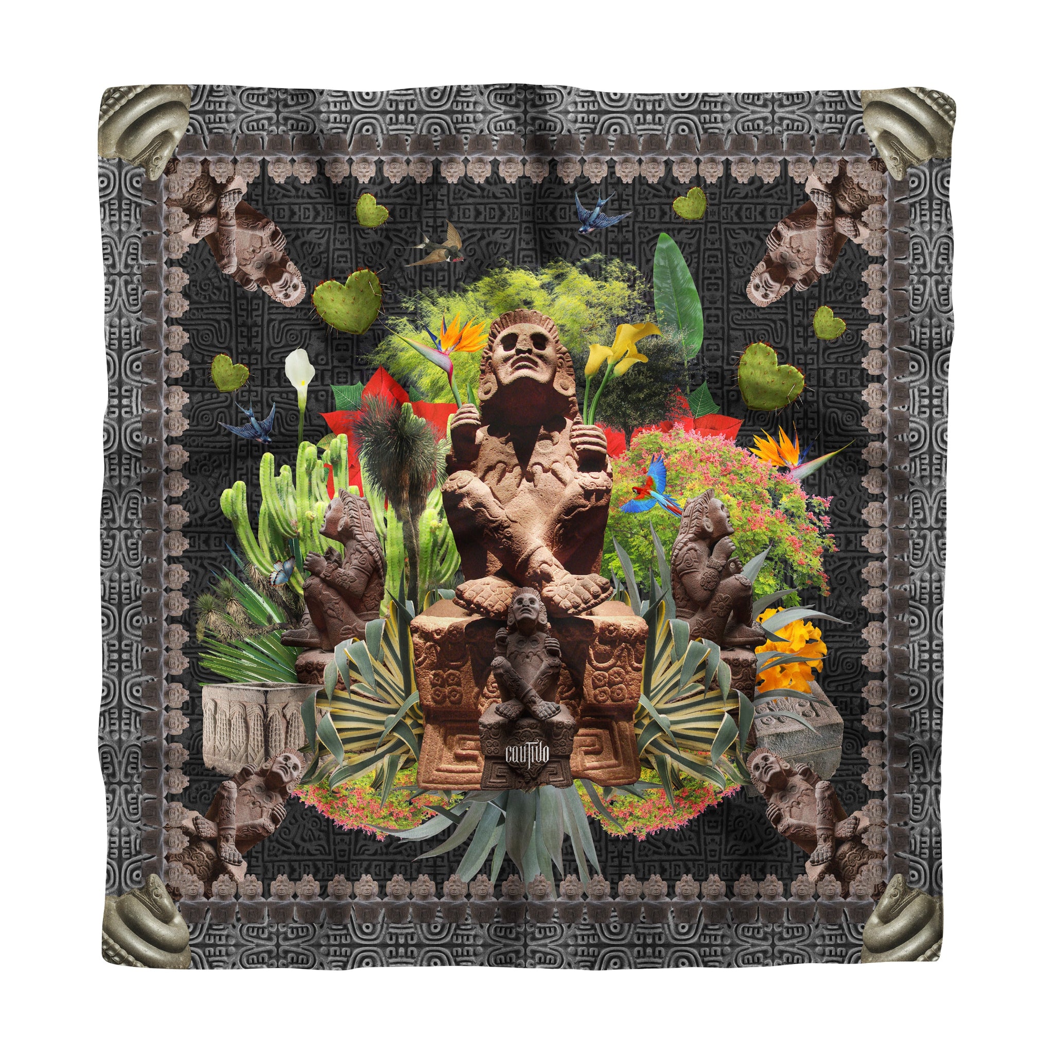 Cautivo | Xochipilli Bandana | Brown