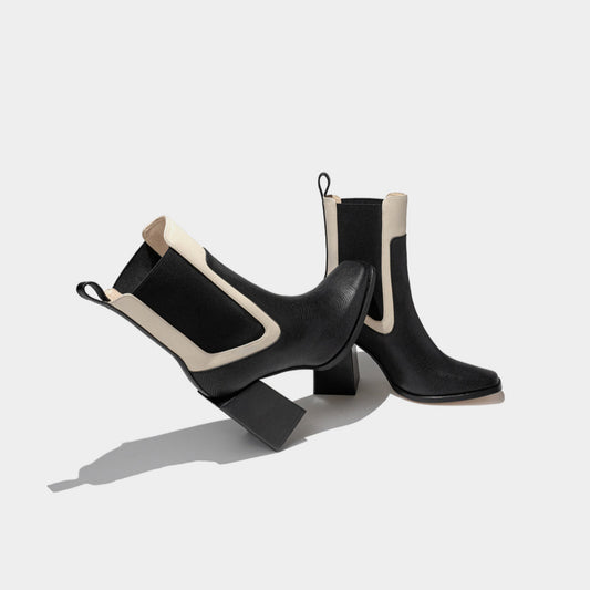 Dante | Adama Black Sand – Premium Leather Ankle Boot