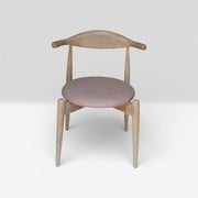 Las Puertas | Charlotte Modern Upholstered Wood Chair | Beige