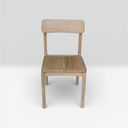 Las Puertas | Amanda Woven Jute Solid Wood Chair | Brown
