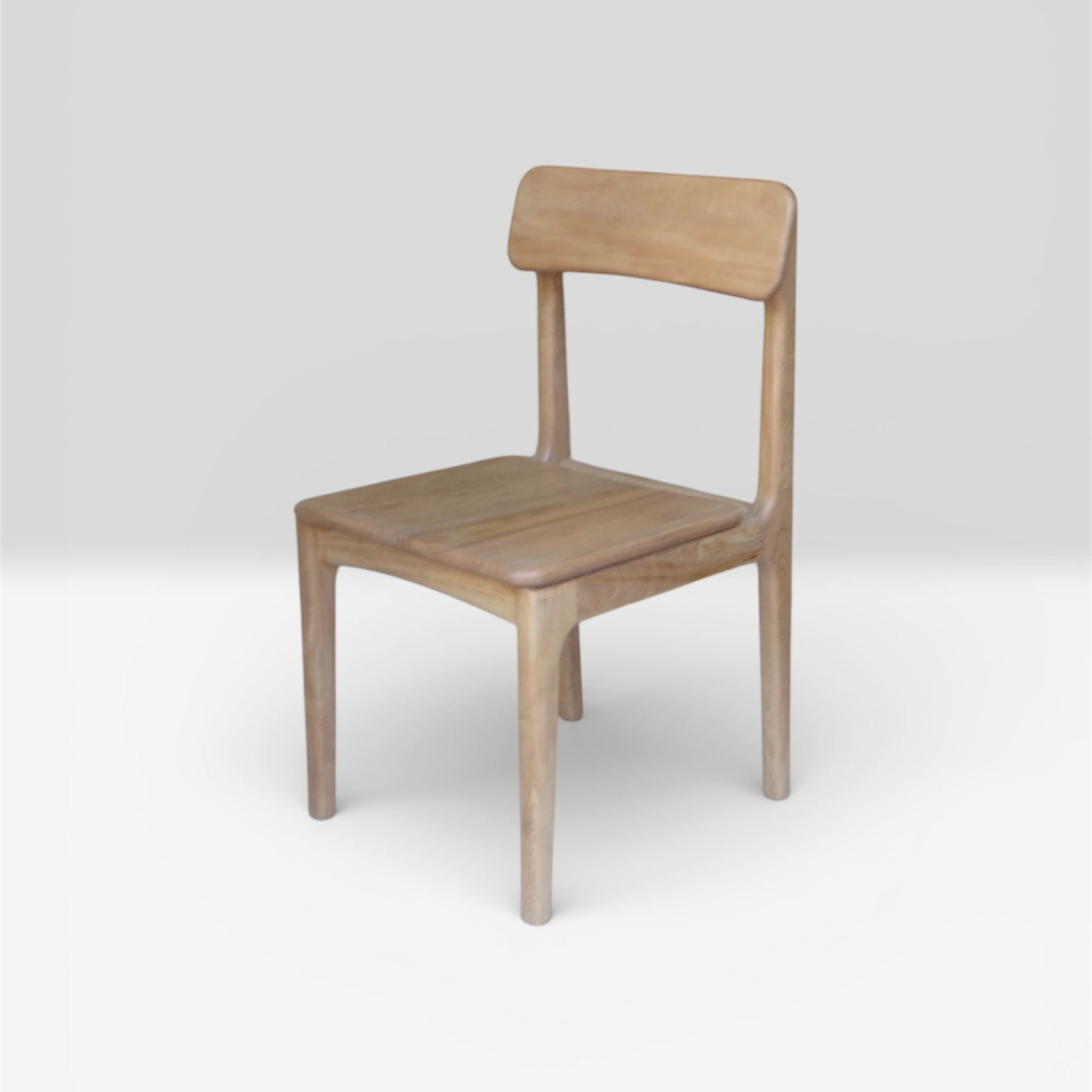 Las Puertas | Amanda Woven Jute Solid Wood Chair | Brown