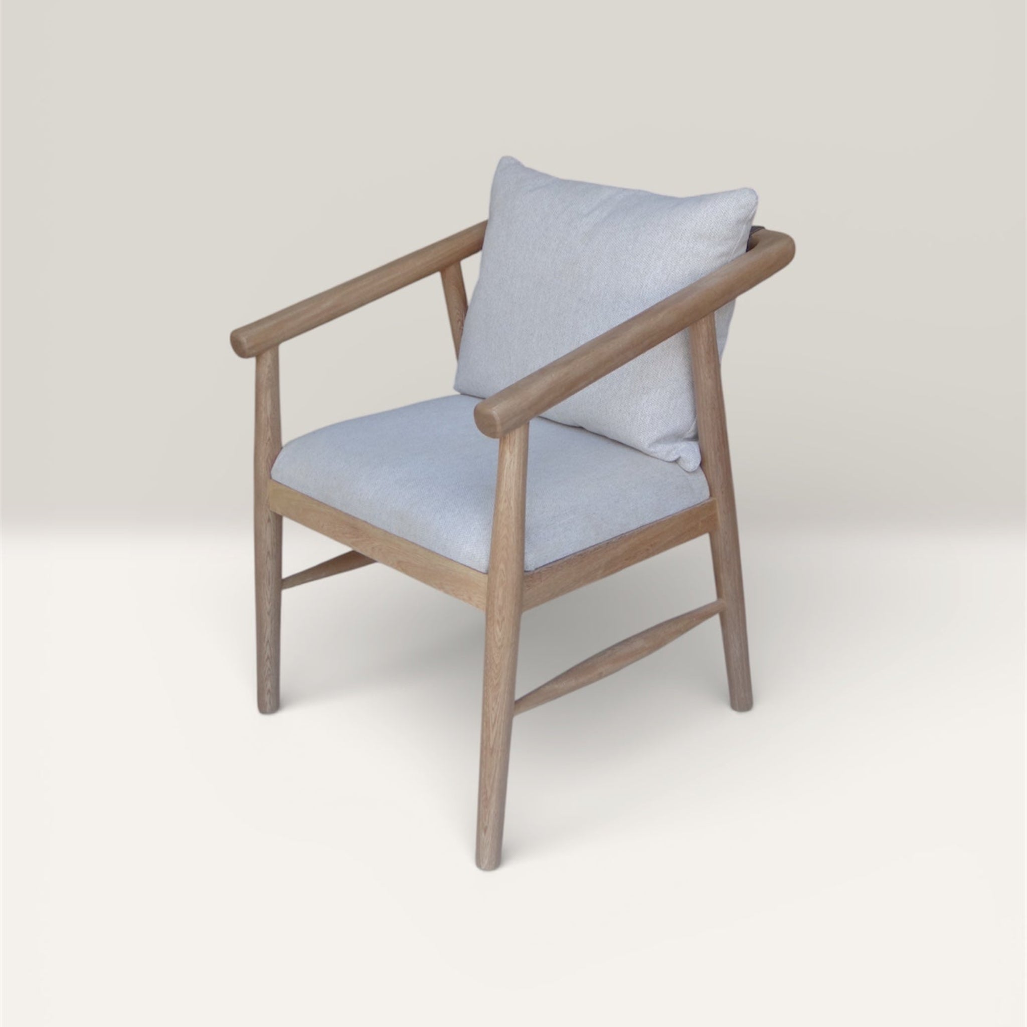 Las Puertas | Edrei Modern Upholstered Wood Chair | Rosamorada