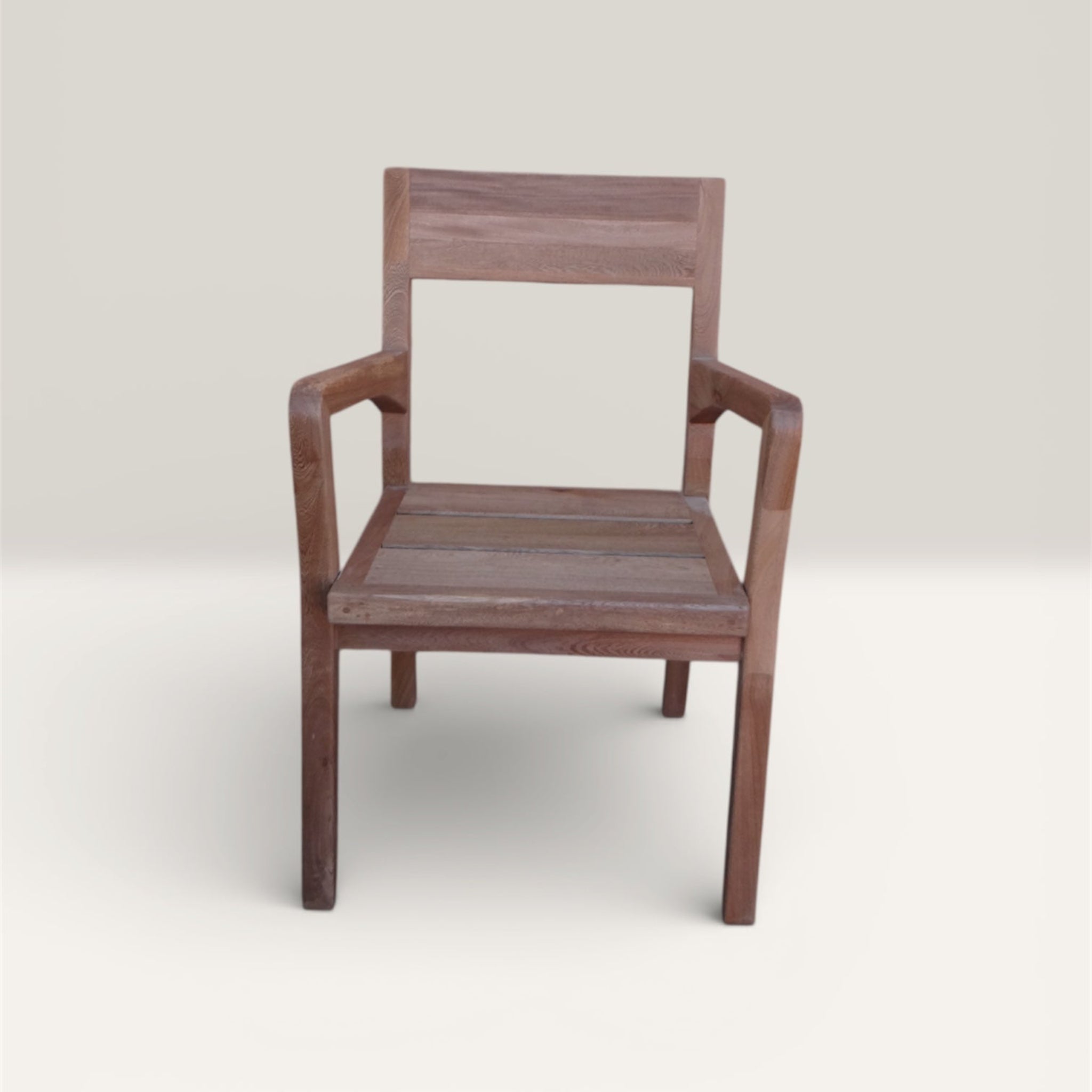 Las Puertas | Catalina Solid Wood Chair | Brown