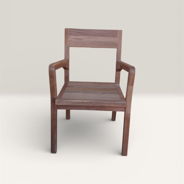 Las Puertas | Catalina Solid Wood Chair | Brown