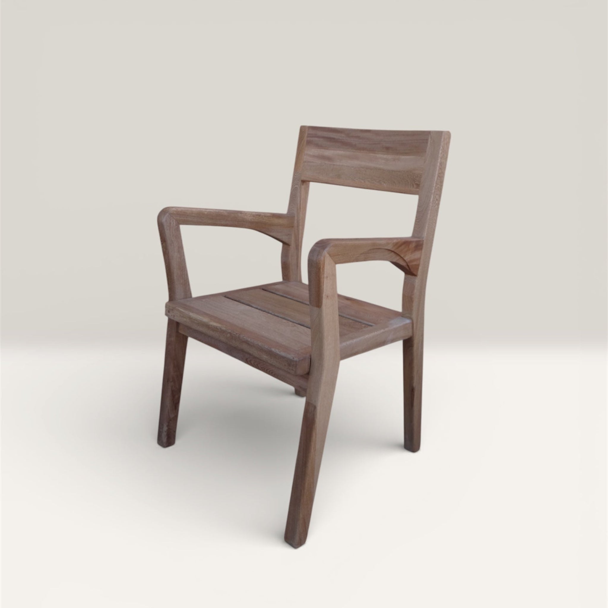 Las Puertas | Catalina Solid Wood Chair | Brown