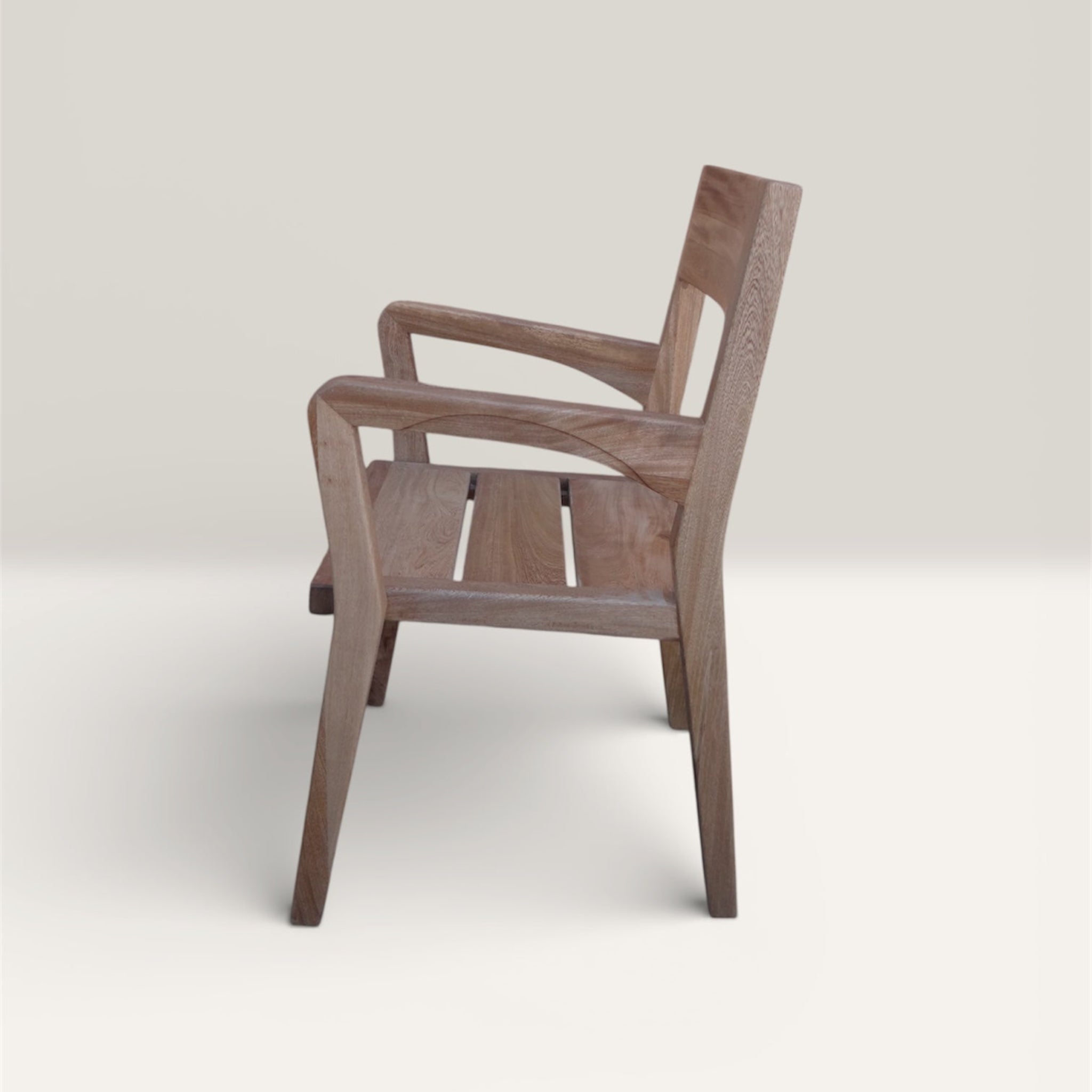 Las Puertas | Catalina Solid Wood Chair | Brown