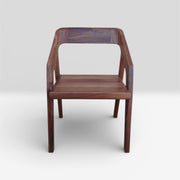 Las Puertas | Elena Modern Solid Wood Chair | Brown