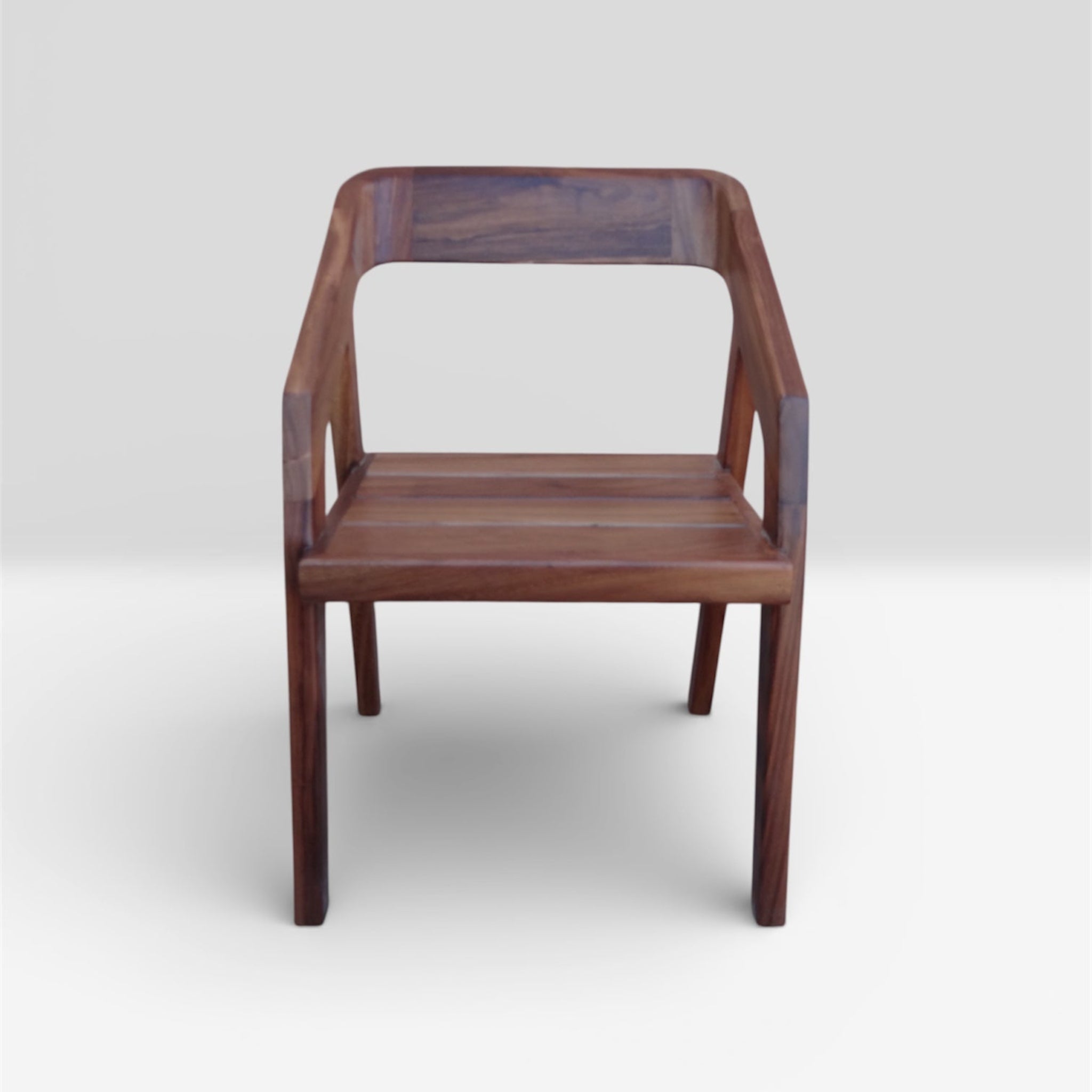 Las Puertas | Elena Modern Solid Wood Chair | Brown