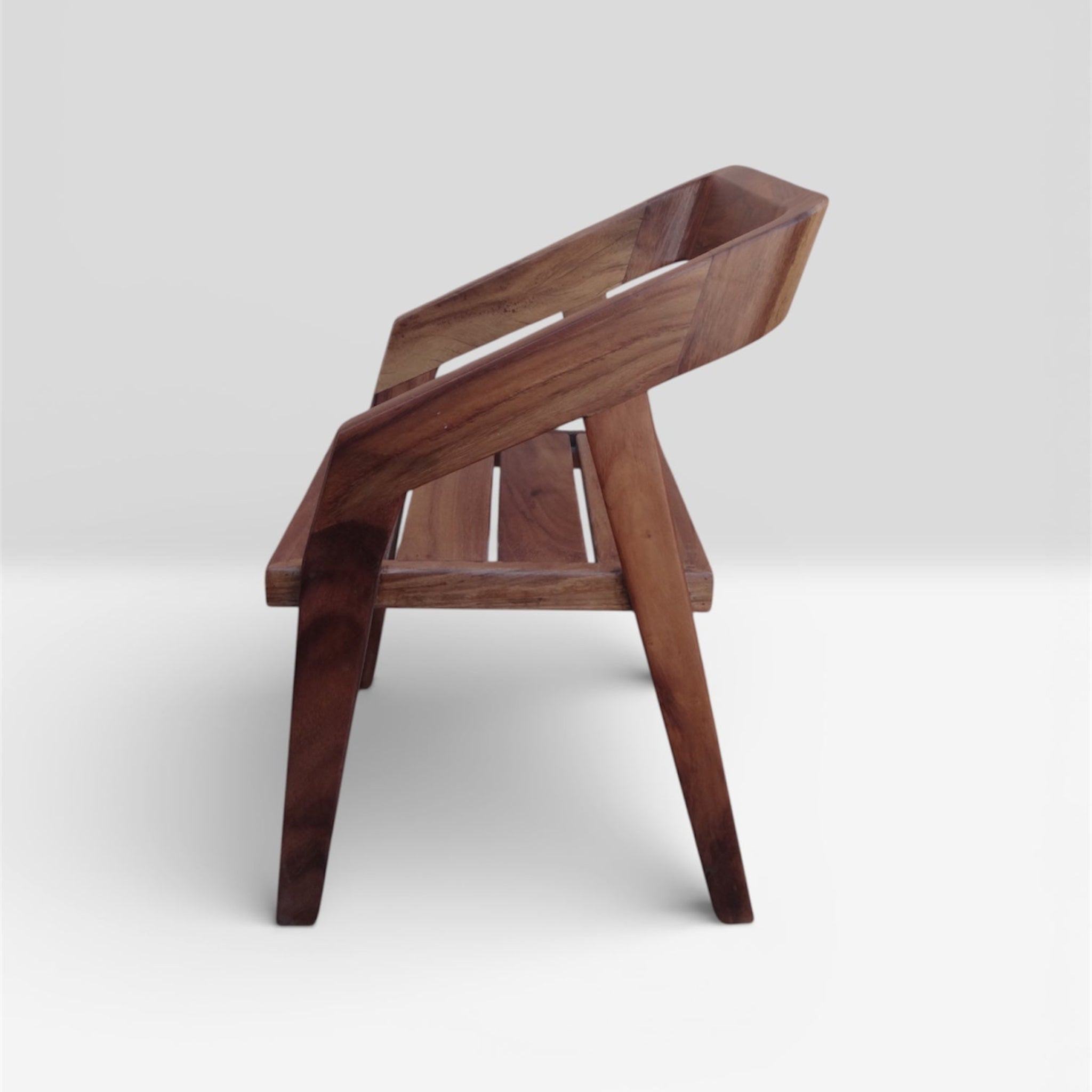 Las Puertas | Elena Modern Solid Wood Chair | Brown