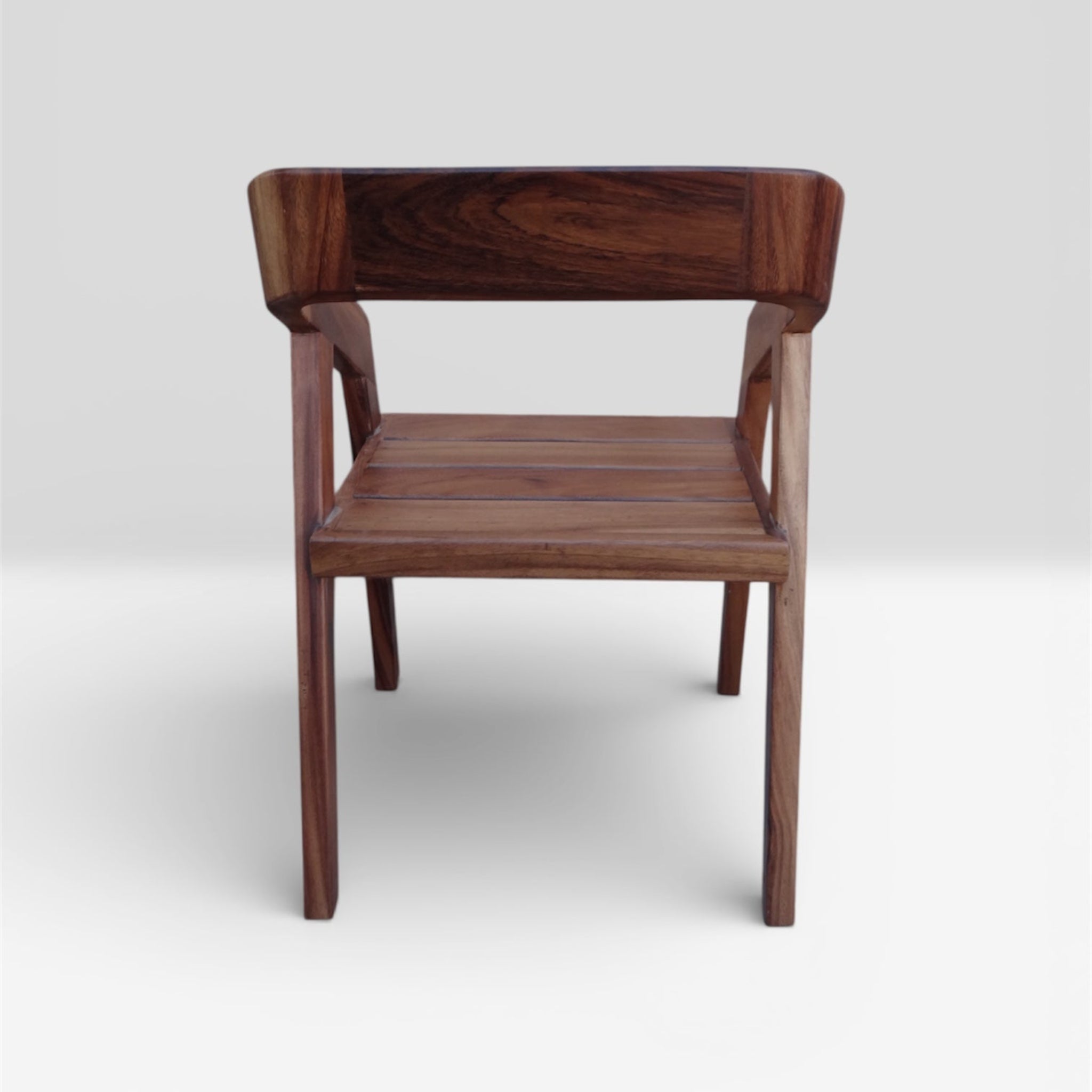 Las Puertas | Elena Modern Solid Wood Chair | Brown