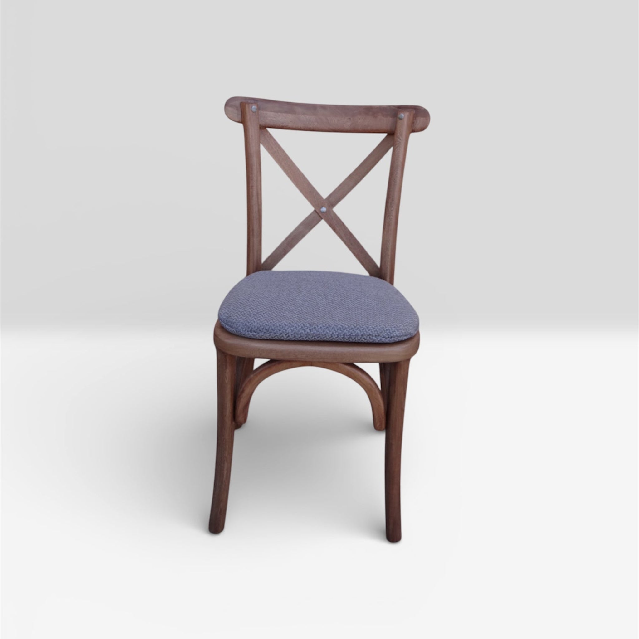 Las Puertas | Cross Back Solid Wood Chair | Rosamorada
