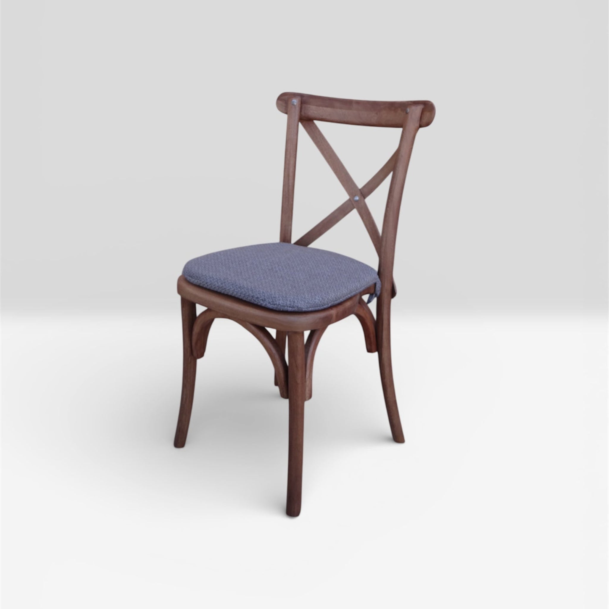 Las Puertas | Cross Back Solid Wood Chair | Rosamorada