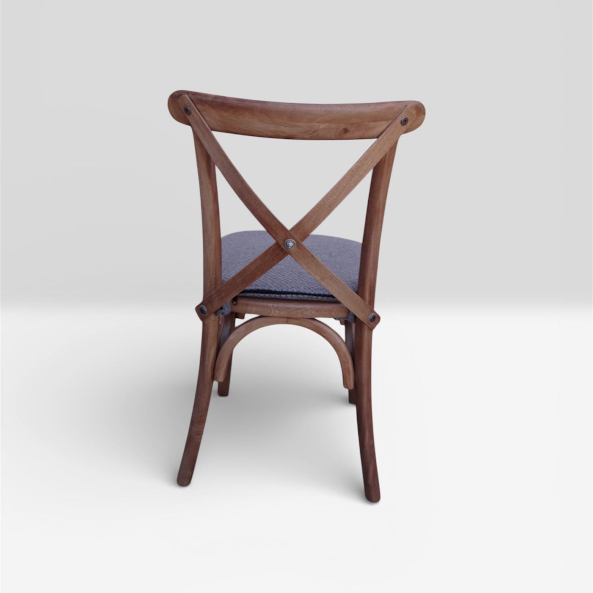 Las Puertas | Cross Back Solid Wood Chair | Rosamorada
