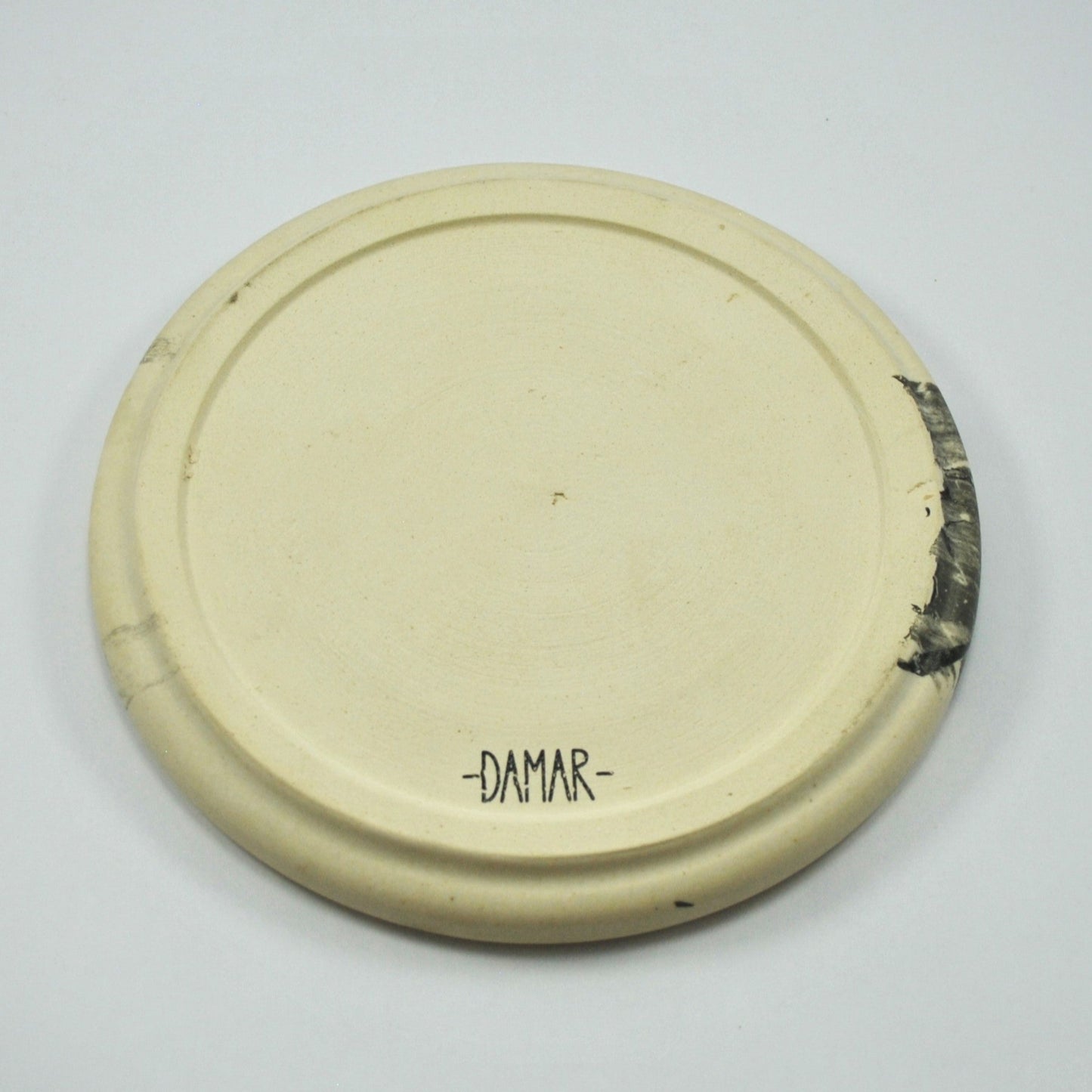 Damar | Small Dorado Tail Plate | Black Print