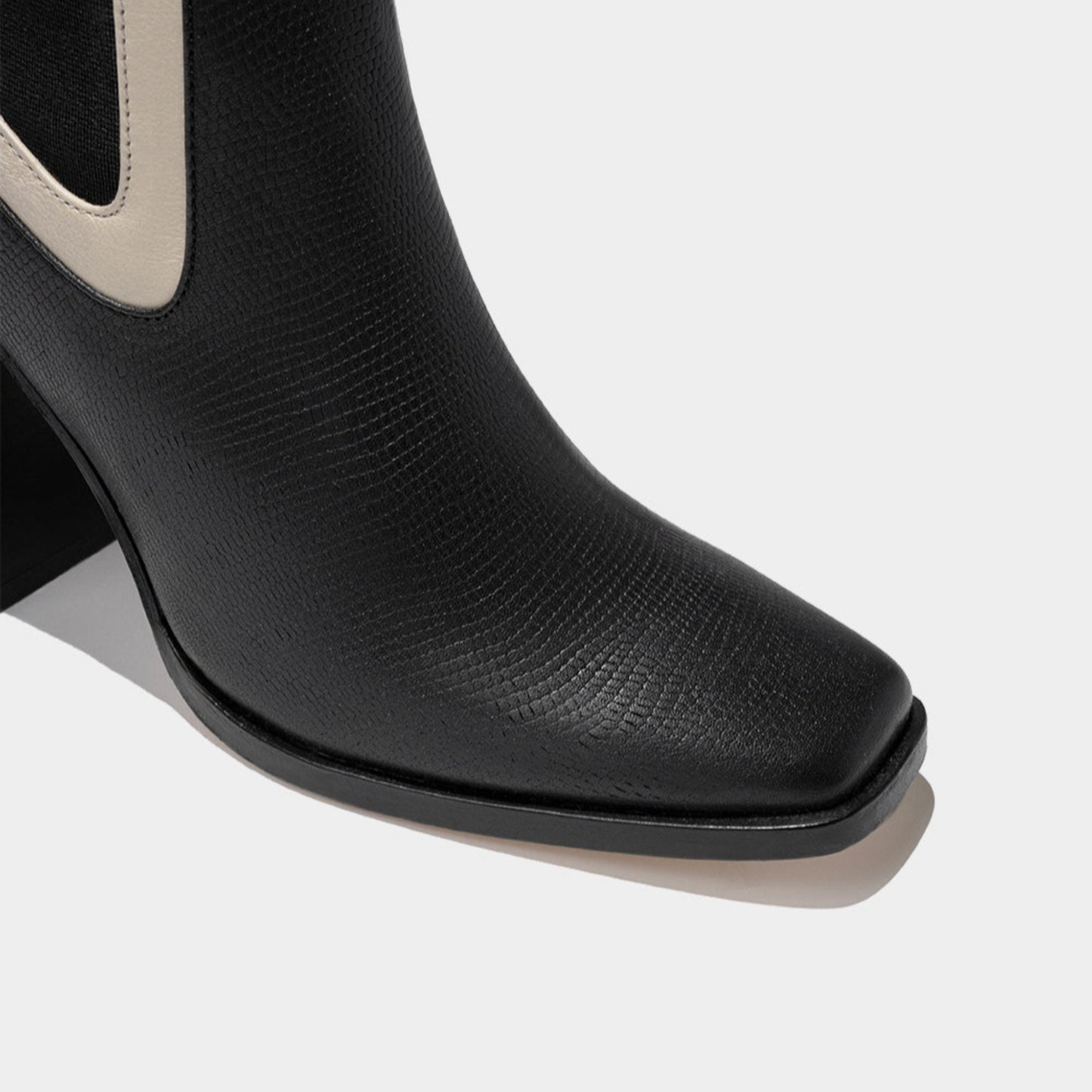 Dante | Adama Black Sand – Premium Leather Ankle Boot