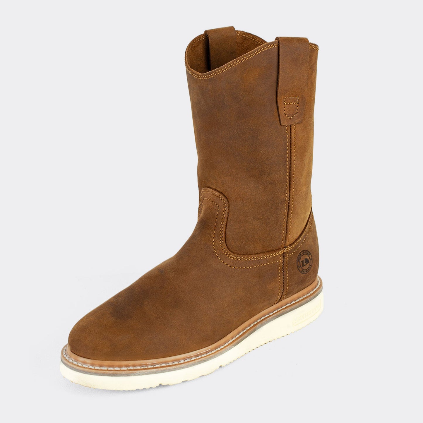 7 Leguas | Men's Tan Leather Wellington Boot with Light PU Sole | 2222-C