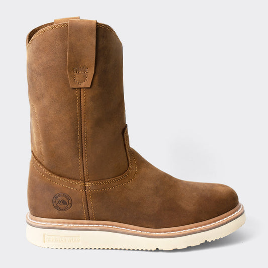 7 Leguas | Men's Tan Leather Wellington Boot with Light PU Sole | 2222-C