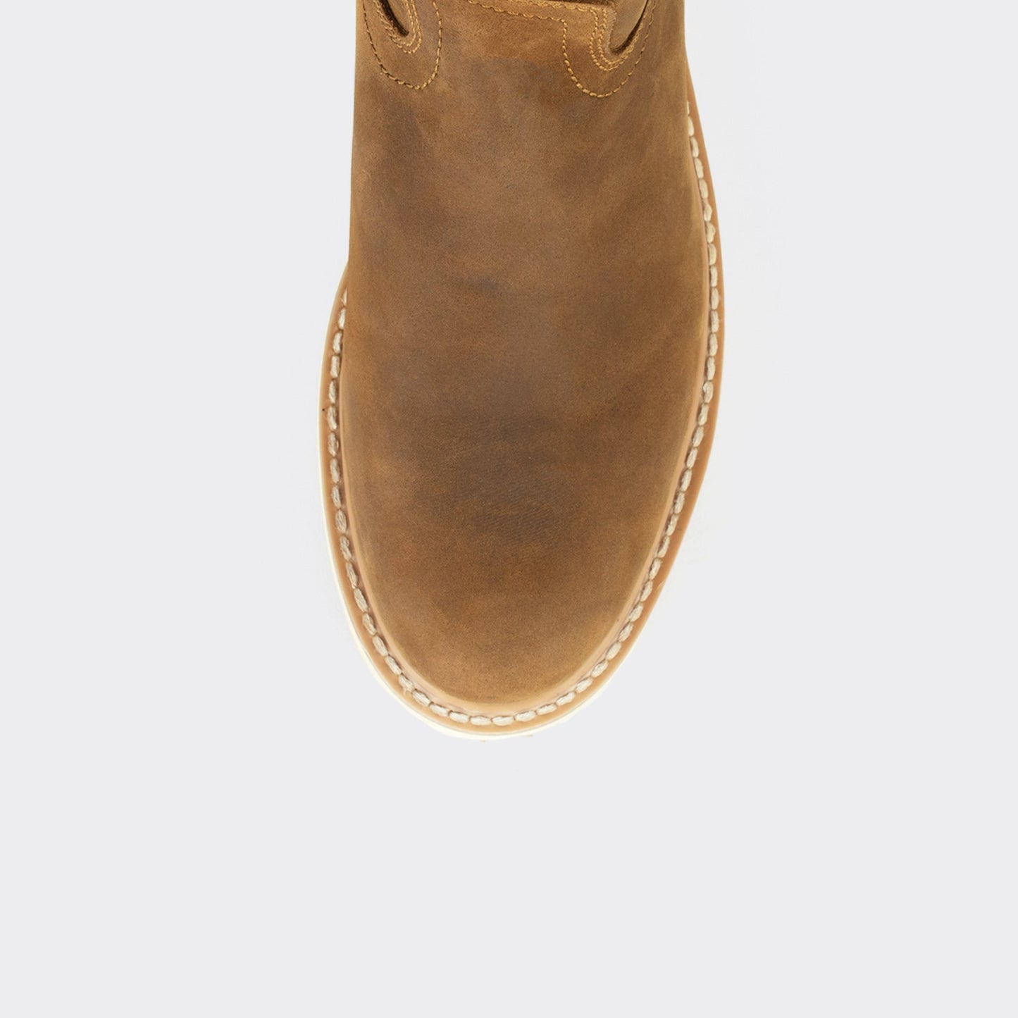 7 Leguas | Men's Tan Leather Wellington Boot with Light PU Sole | 2222-C