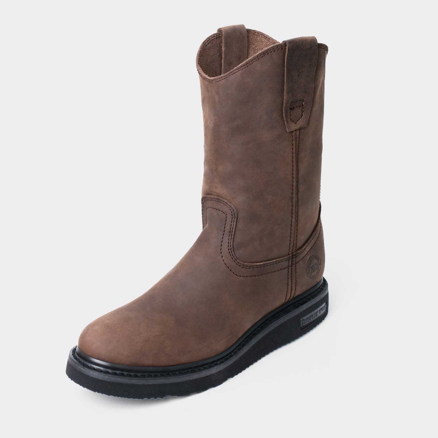 7 Leguas | Men's Brown Leather Wellington Boot with Light PU Sole | 2222-A