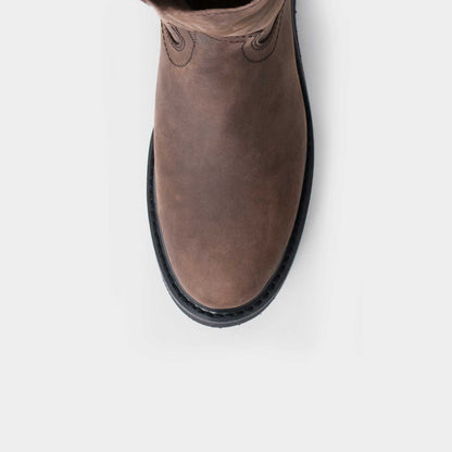 7 Leguas | Men's Brown Leather Wellington Boot with Light PU Sole | 2222-A