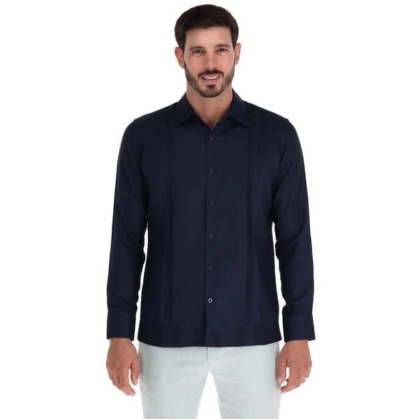 Camasha | Silky Shirt From Elite Collection | Navy Blue