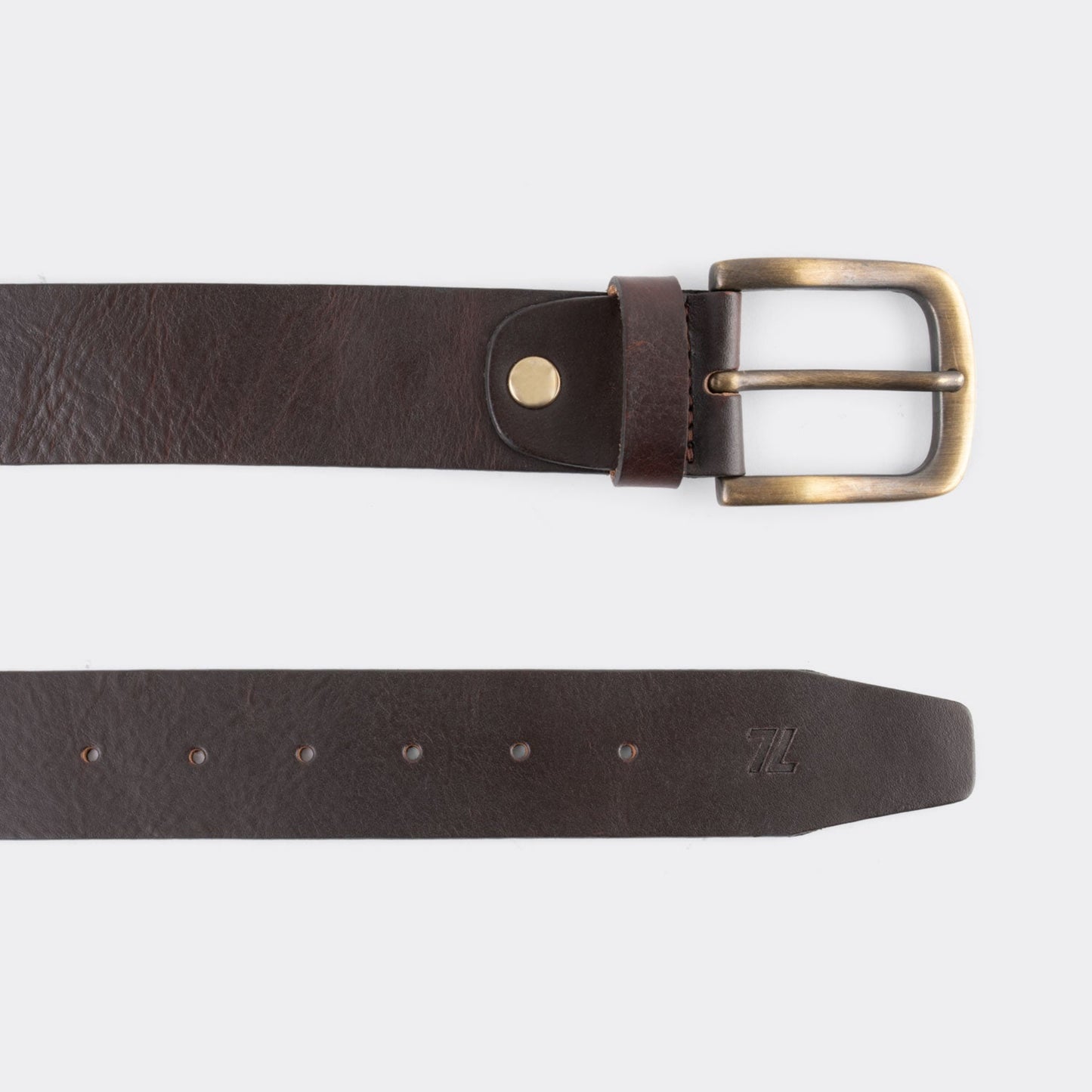7 Leguas | Men's Classic Soft Shedron Vachetta Leather Belt | 10-A