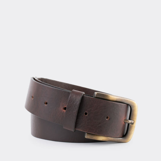 7 Leguas | Men's Classic Soft Shedron Vachetta Leather Belt | 10-A