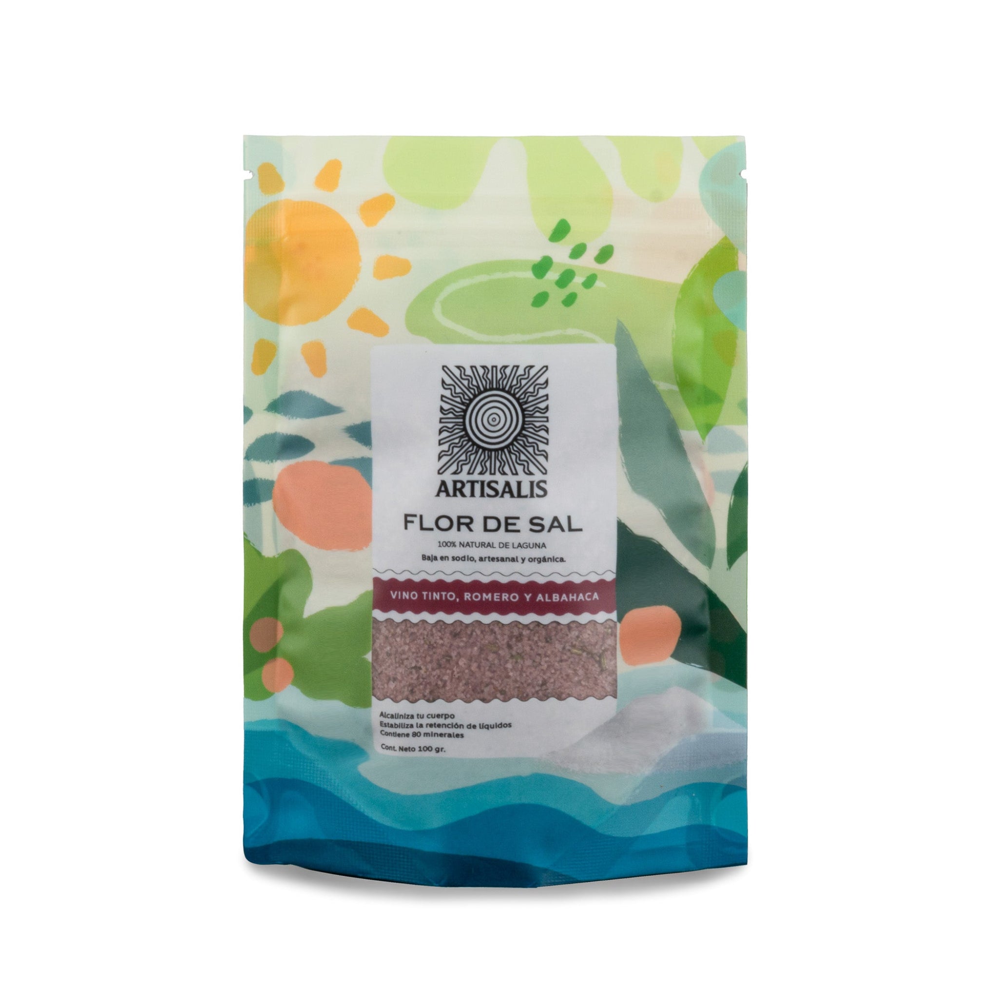 Artisalis | Fleur de Sel | Red Wine, Rosemary and Basil