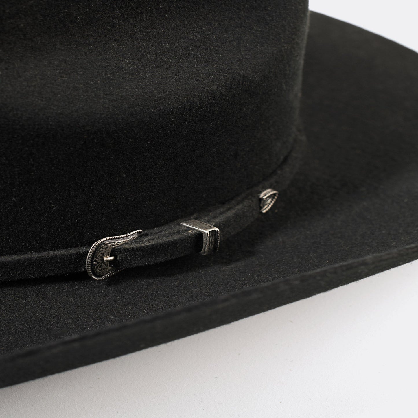7 Leguas | Men's Premium Sheep Wool Cowboy Hat | Black