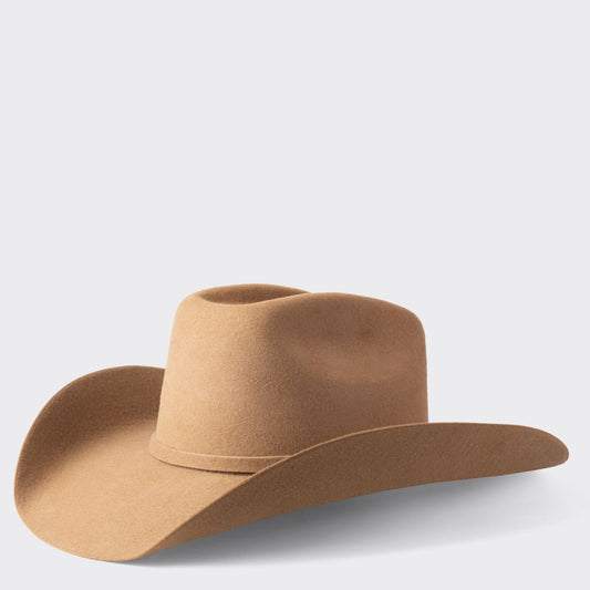 7 Leguas | Men's Camel Premium Wool Cowboy Hat