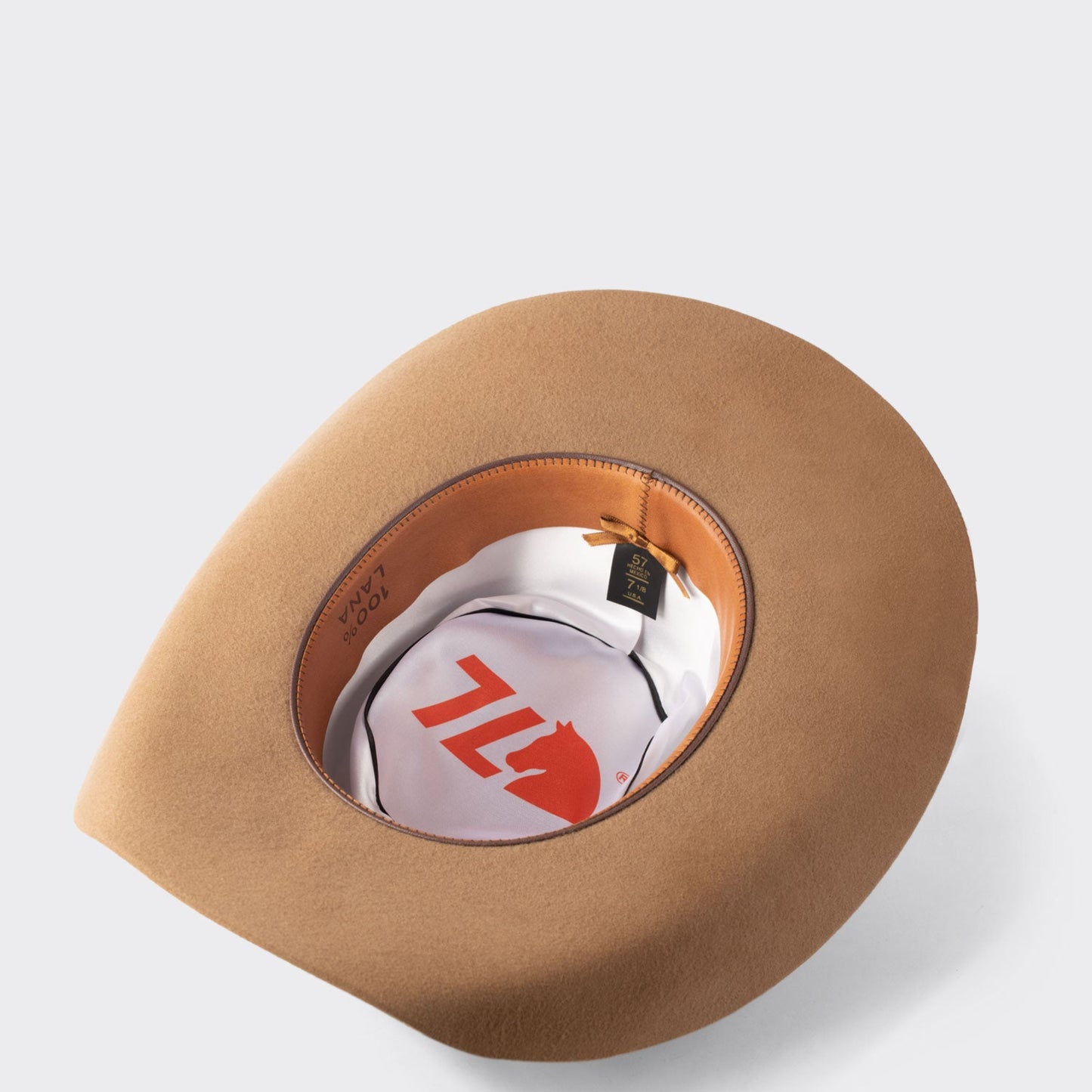 7 Leguas | Men's Camel Premium Wool Cowboy Hat