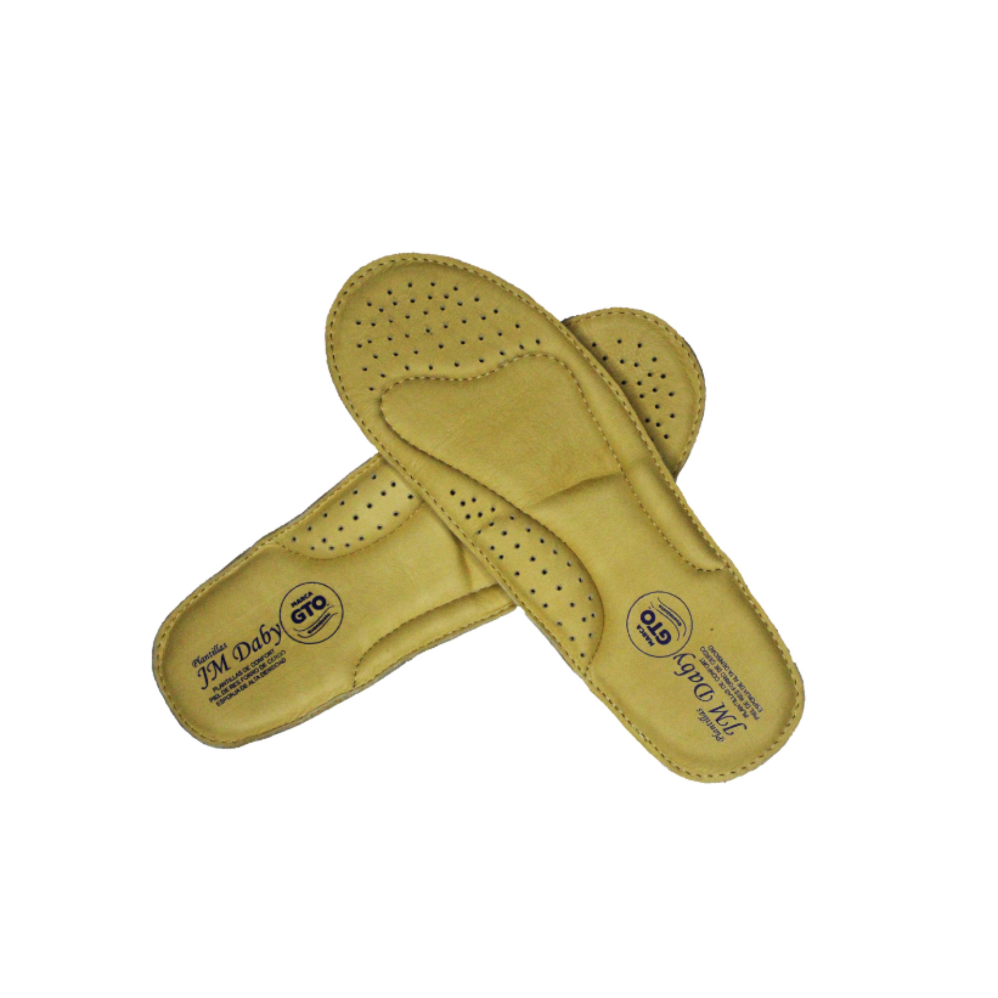JM Daby Plantillas | Premium Leather Comfort Insoles
